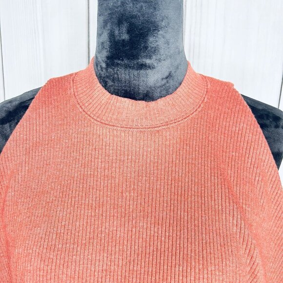 Free People Top Womens Sz XS Dusty Rose Ribbed Tank Top Open Sides Open Back - Picture 2 of 9